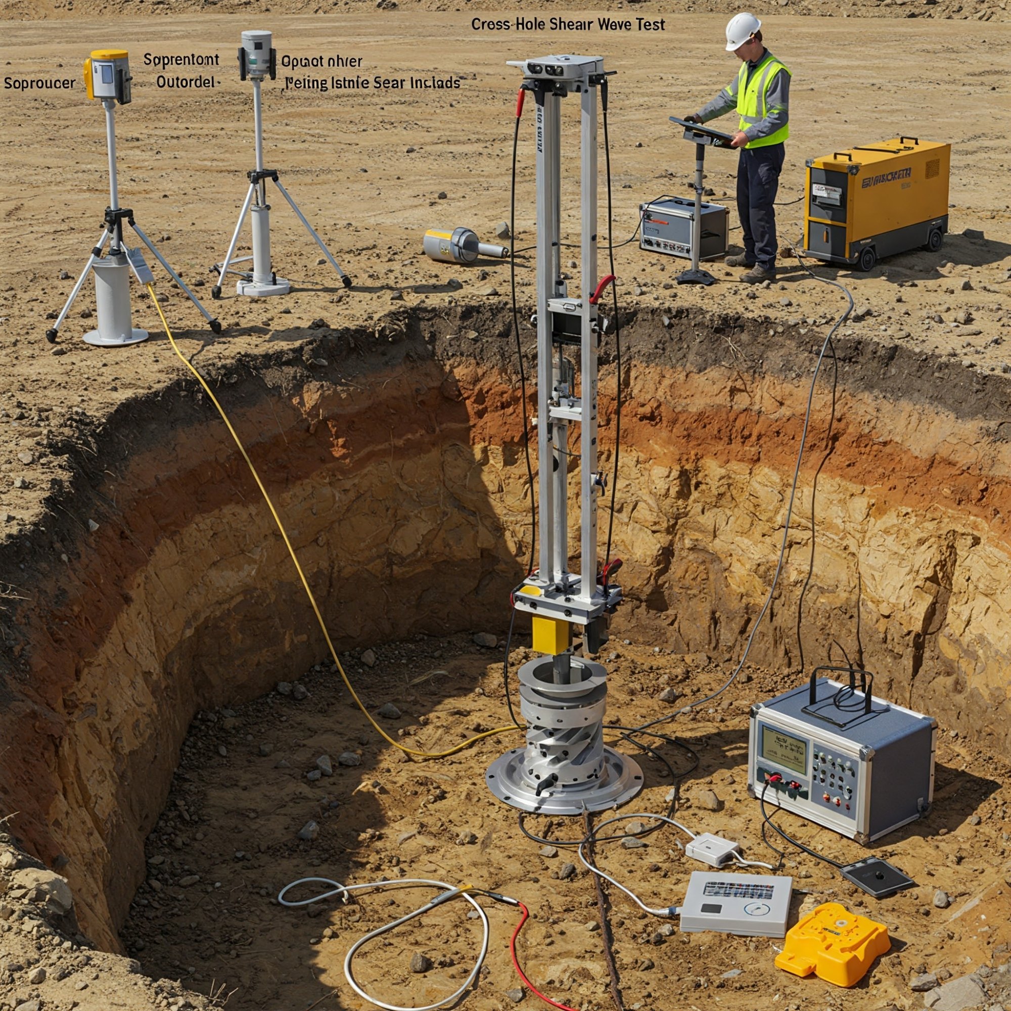Seismic Cross Hole Test
